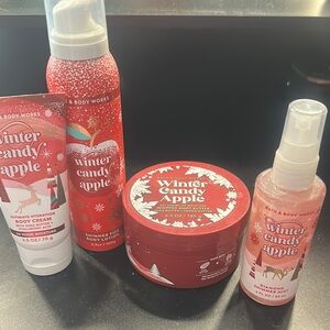 🤍Bath & Body Works Winter Candy Apple Set